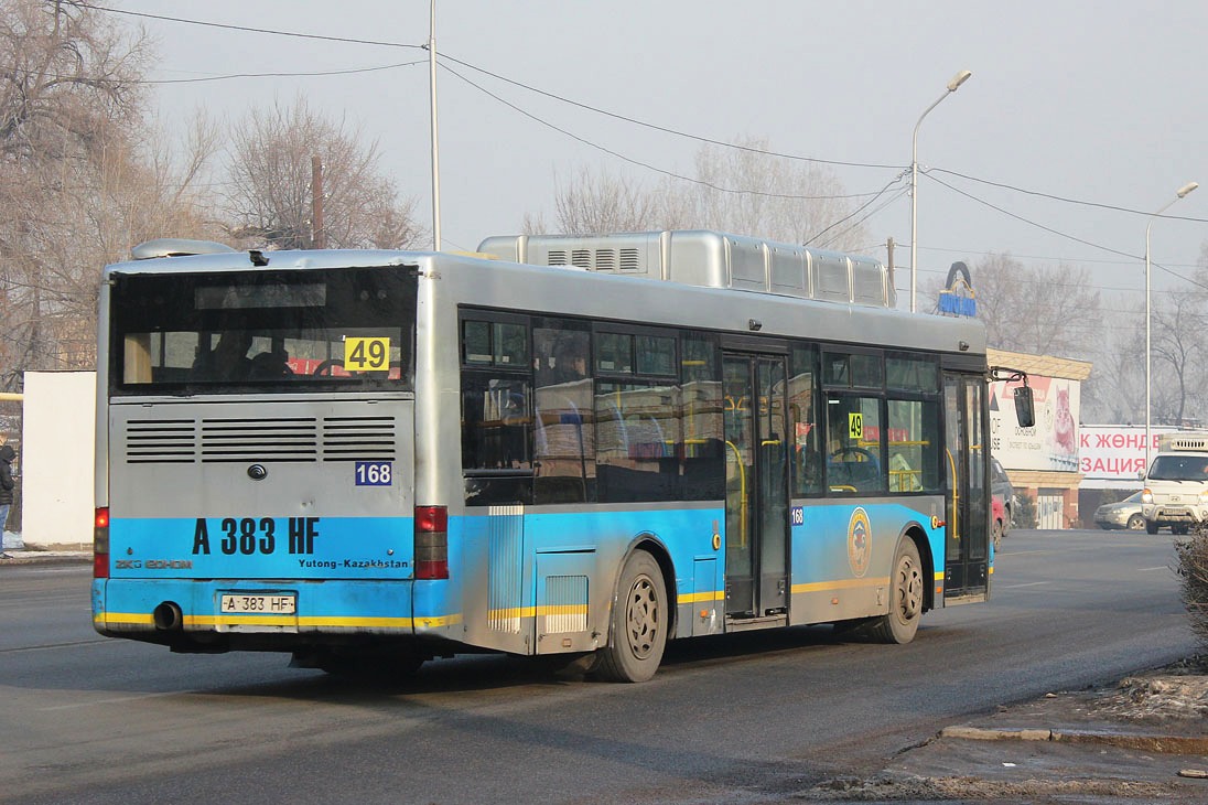 Алматы, Yutong ZK6120HGM № 168