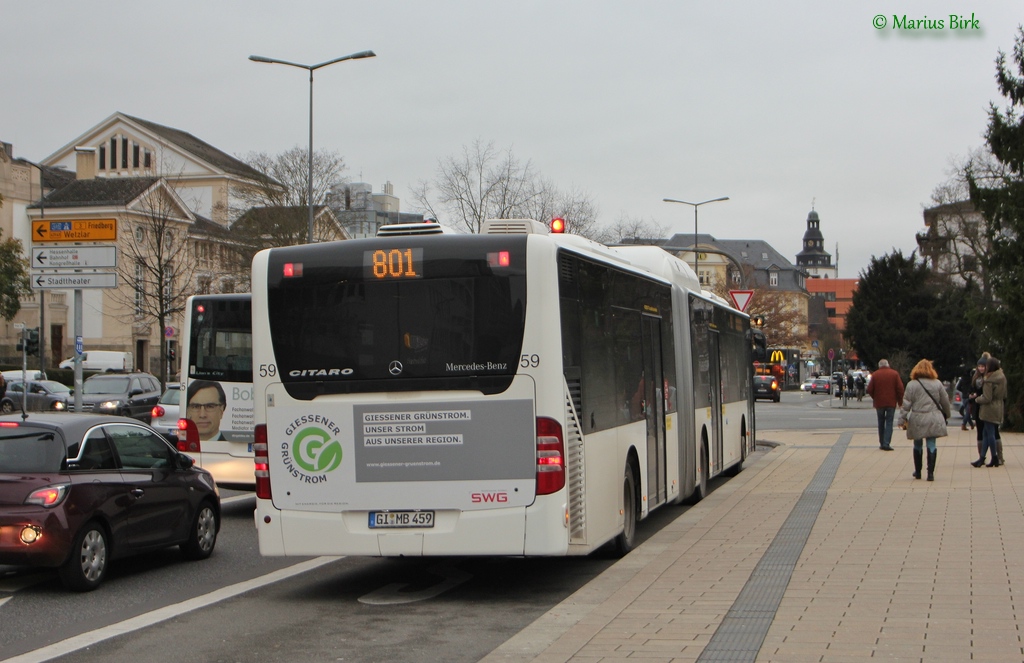 Гессен, Mercedes-Benz O530G Citaro facelift G CNG № 59