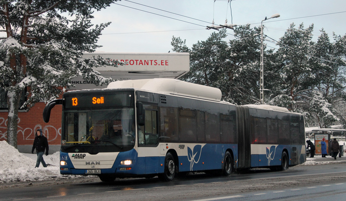 Эстония, MAN A23 Lion's City G NG313 CNG № 345