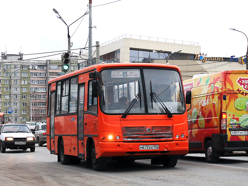 Нижегородская область, ПАЗ-320402-05 № М 672 АХ 152