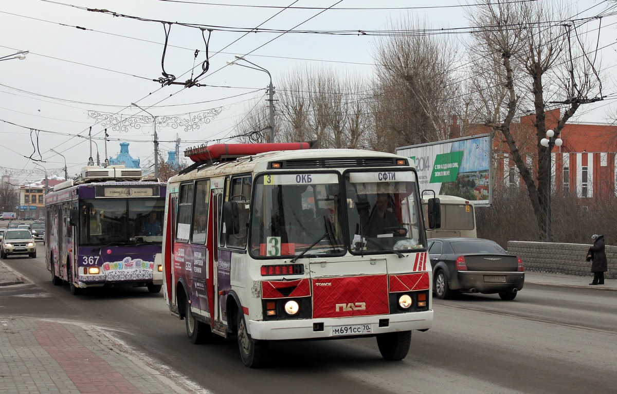 Томская область, ПАЗ-32051-110 № М 691 СС 70