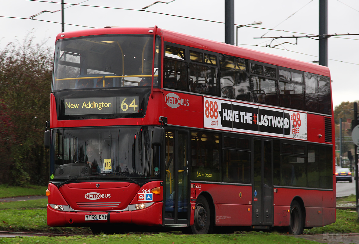 Великобритания, Scania OmniCity II DD № 964