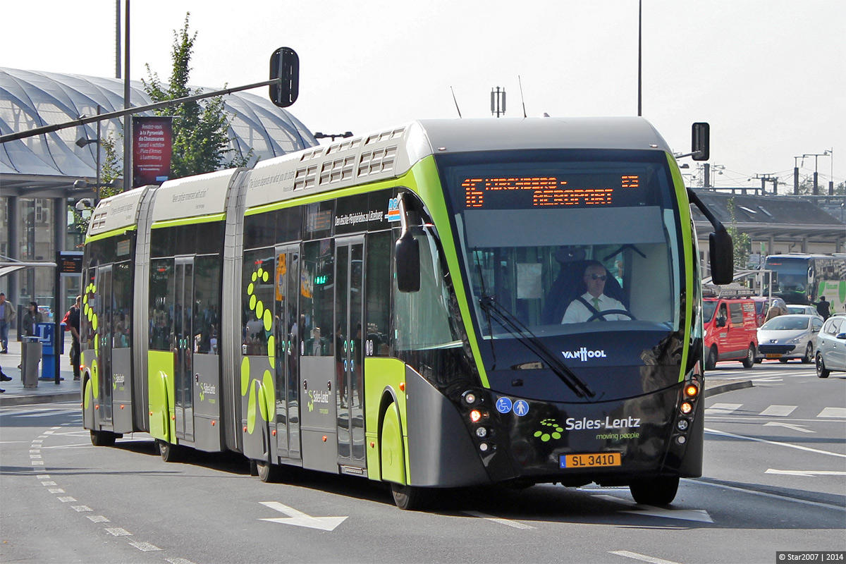 Люксембург, Van Hool Exqui.City 24 Hyb № SL 3410 — Фото — Автобусный  транспорт