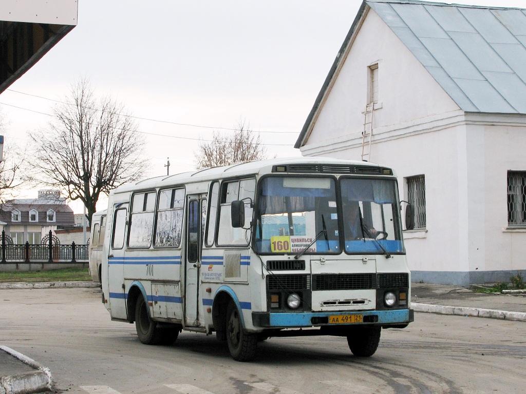 Чувашия, ПАЗ-3205-110 № 701