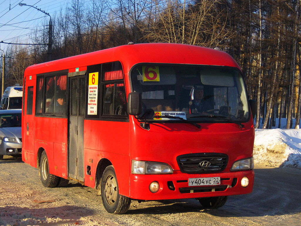 Алтайский край, Hyundai County SWB C06 (РЗГА) № У 404 УС 22