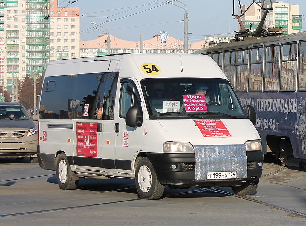 Челябинская область, FIAT Ducato 244 CSMMC-RLL, -RTL № Т 199 НХ 174