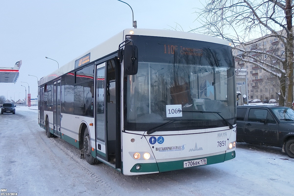 Санкт-Петербург, МАЗ-203.085 № 7851