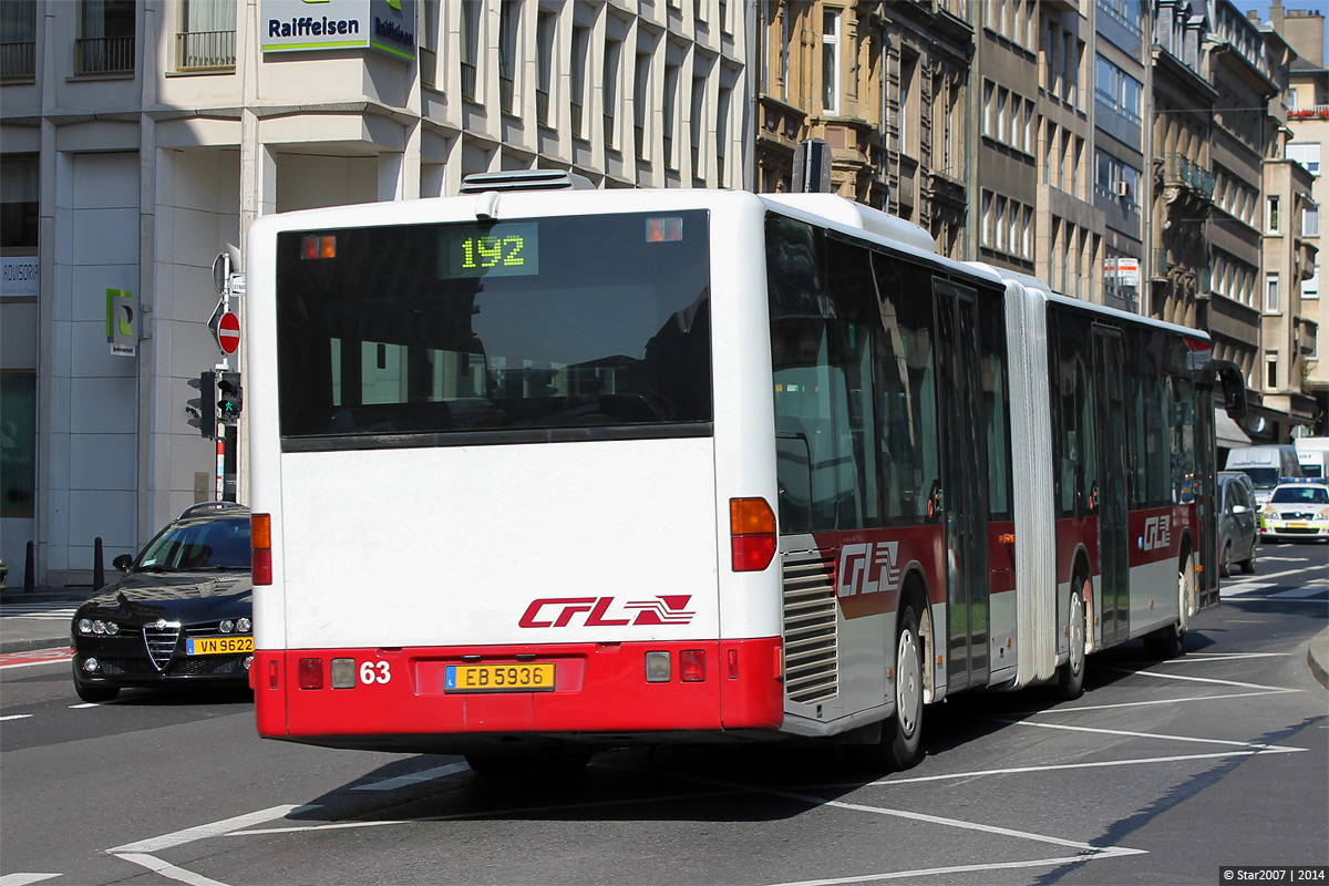 Люксембург, Mercedes-Benz O530G Citaro G № 63