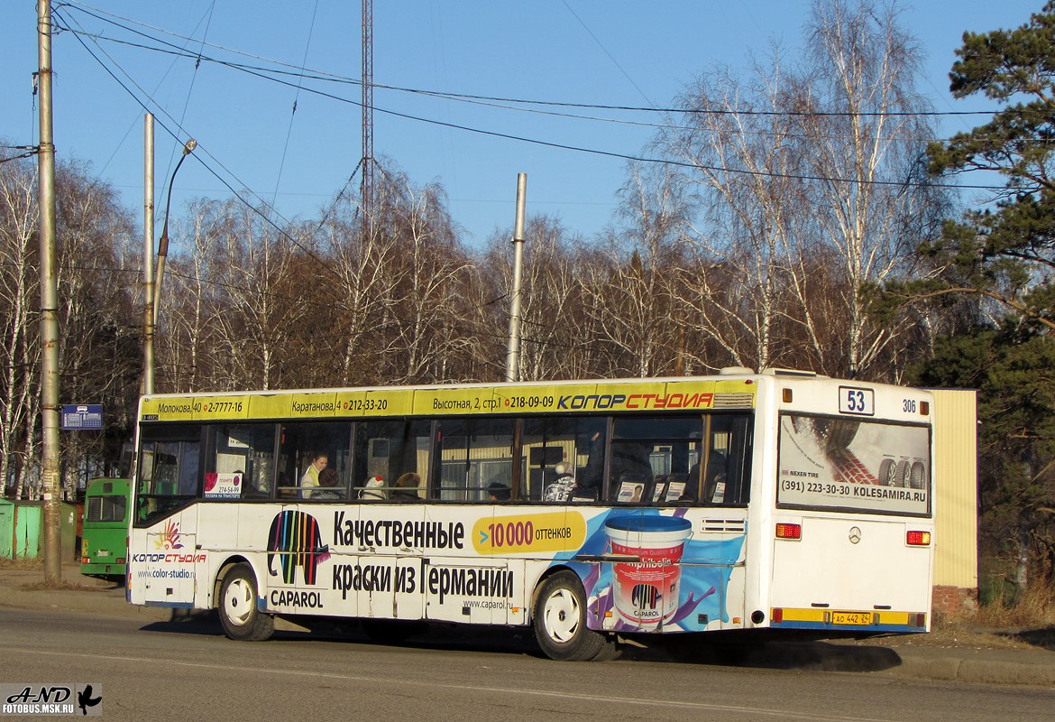 Красноярский край, Mercedes-Benz O405 № АО 442 24