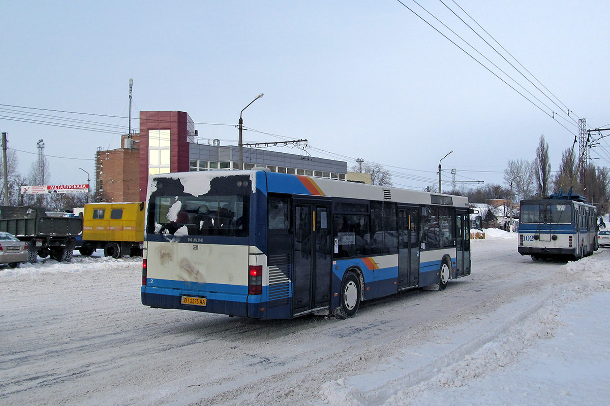 Полтавская область, MAN A21 NL263 № BI 2275 AA