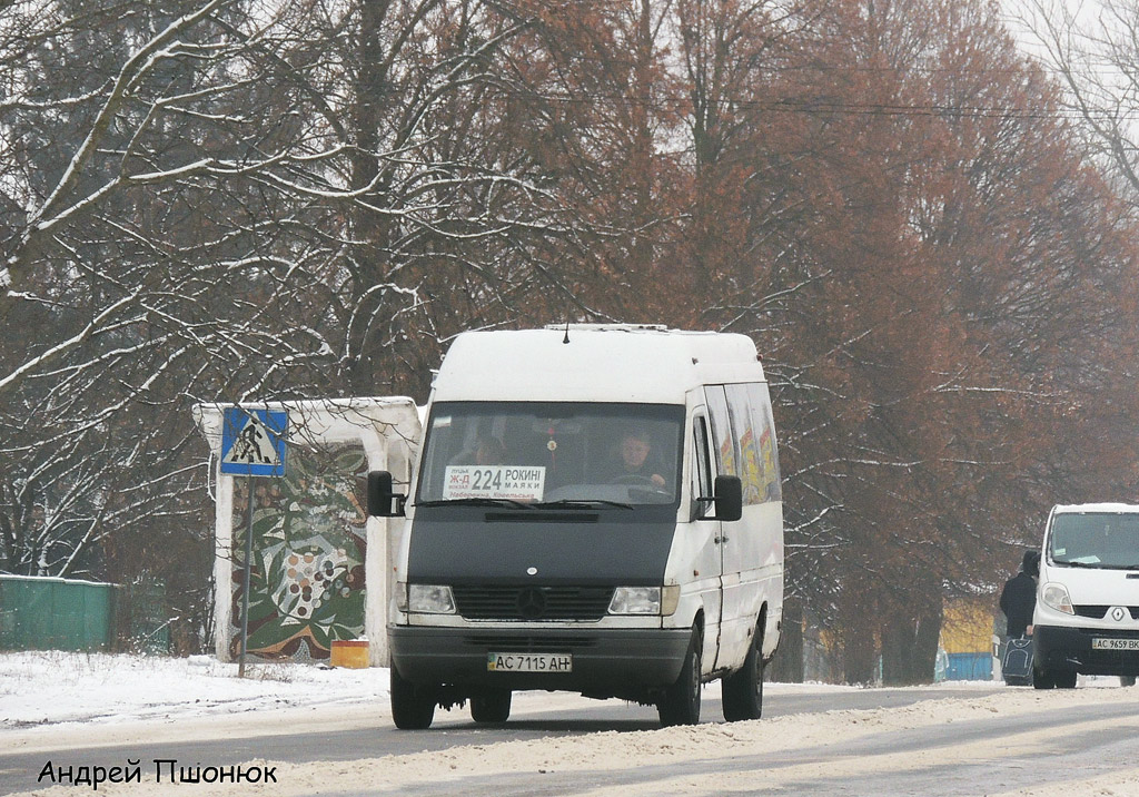 Волынская область, Mercedes-Benz Sprinter W903 308D № AC 7115 AH