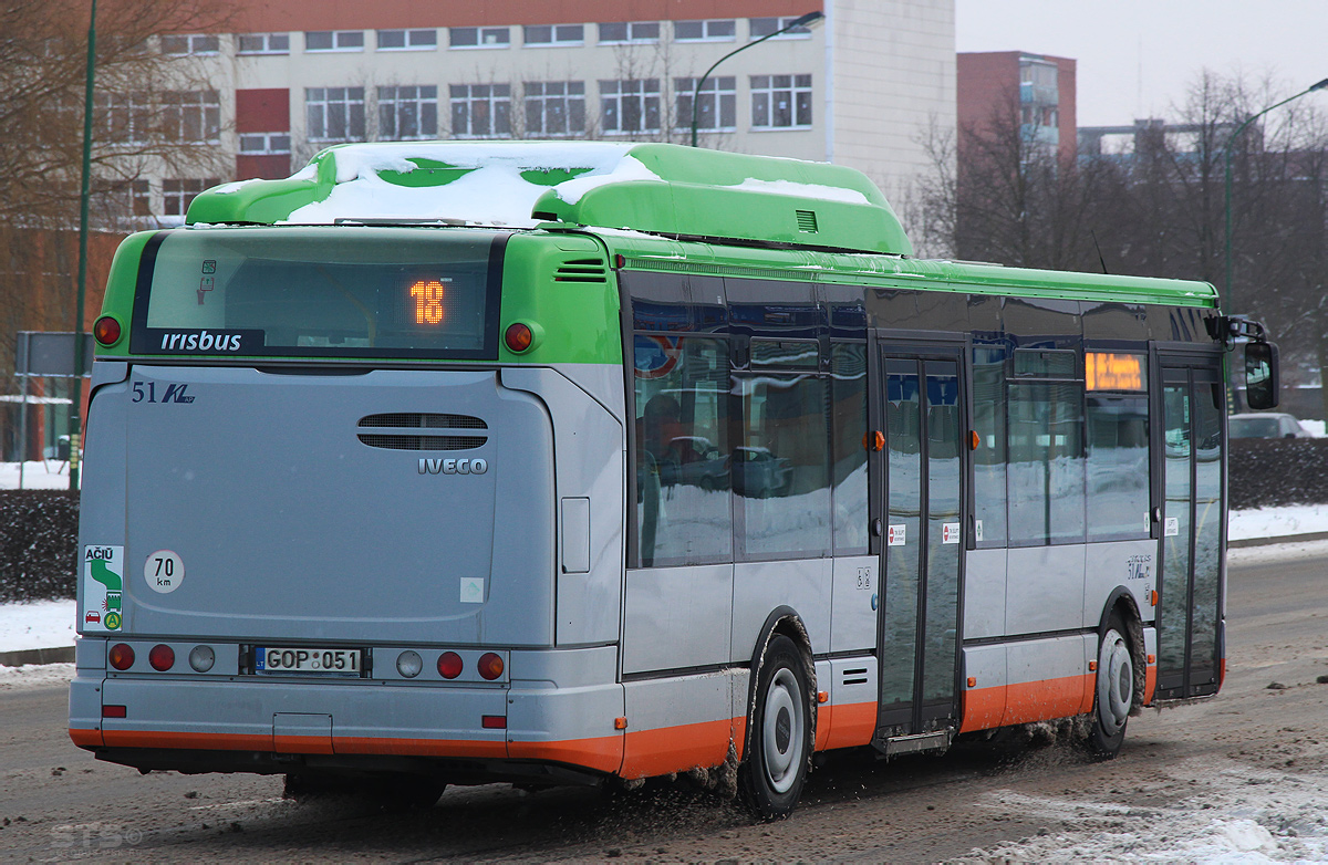 Литва, Irisbus Citelis 12M CNG № 51