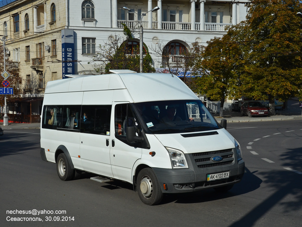 Республика Крым, Ford Transit 115T430 № AK 4122 BX — Фото — Автобусный  транспорт