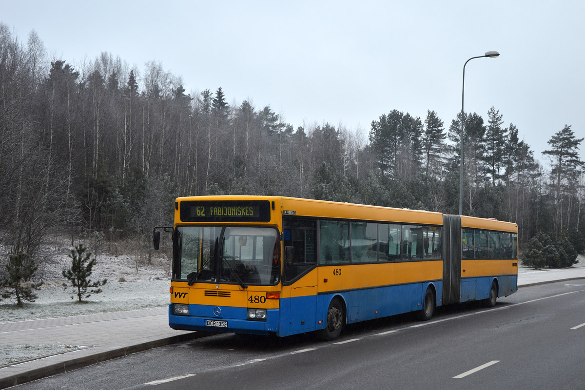 Литва, Mercedes-Benz O405G № 480