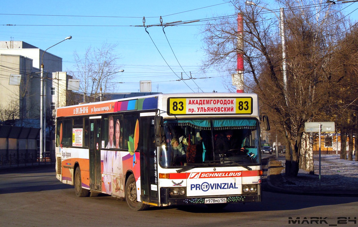 Красноярский край, Mercedes-Benz O405N № Р 978 МО 124