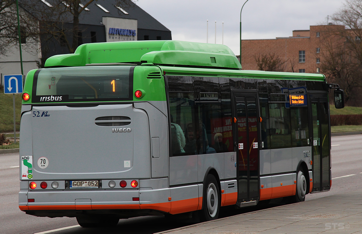 Литва, Irisbus Citelis 12M CNG № 52