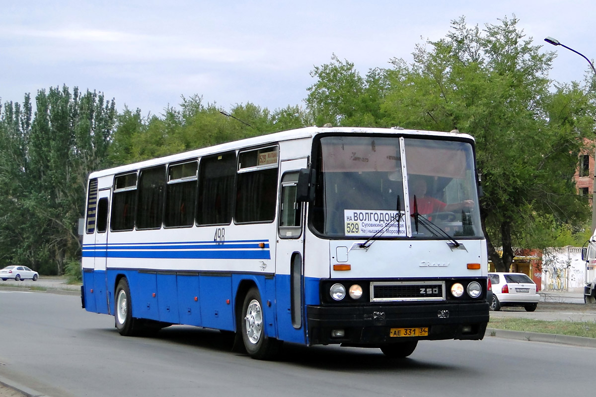 Волгоградская область, Ikarus 250.95 № 498