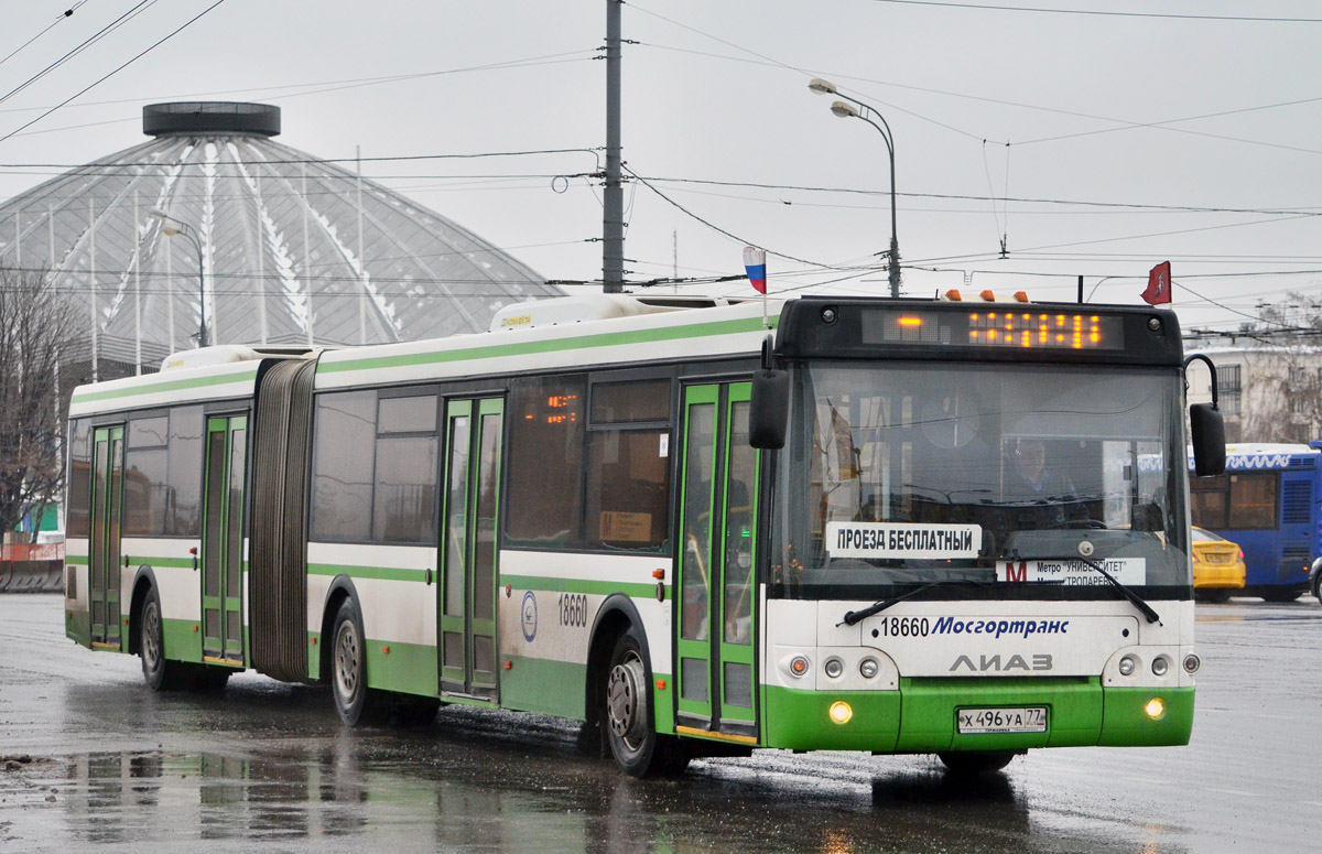 Москва, ЛиАЗ-6213.22 № 18660