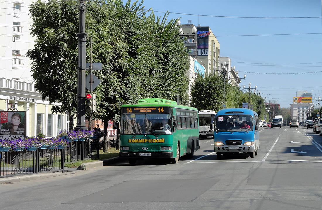 Хабаровский край, Daewoo BS106 Royal City (Busan) № 5096; Хабаровский край, Hyundai County Super № А 769 КЕ 27; Хабаровский край — Разные фотографии