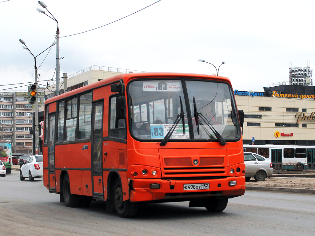 Нижегородская область, ПАЗ-320402-05 № К 498 ХУ 152