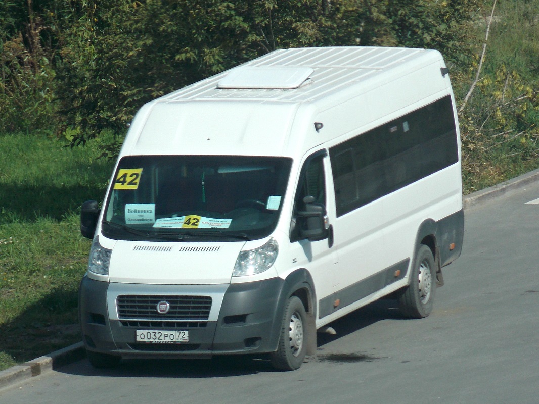 Tumen region, Nizhegorodets-FST613 (FIAT Ducato) № О 032 РО 72