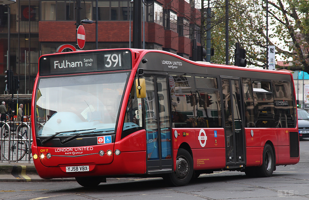 Великобритания, Optare Versa V1040 № OV17