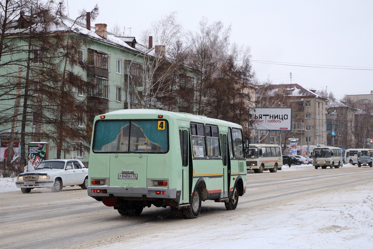 Томская область, ПАЗ-32053 № Р 848 ВУ 55