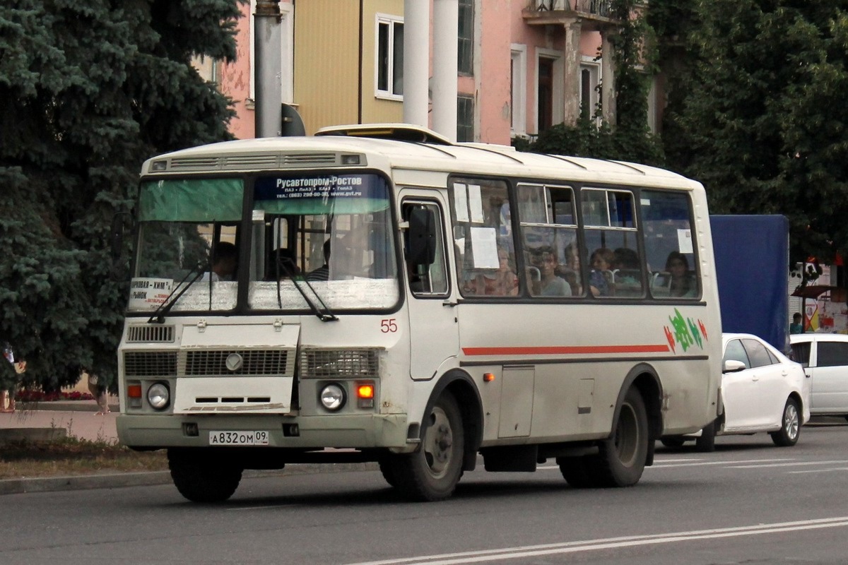 Карачаево-Черкесия, ПАЗ-32054 № 55