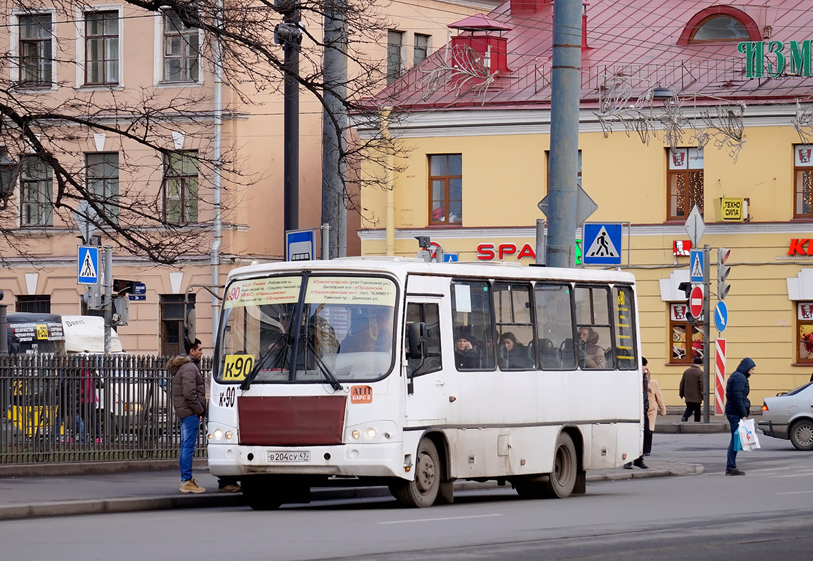 Санкт-Петербург, ПАЗ-320402-05 № 166