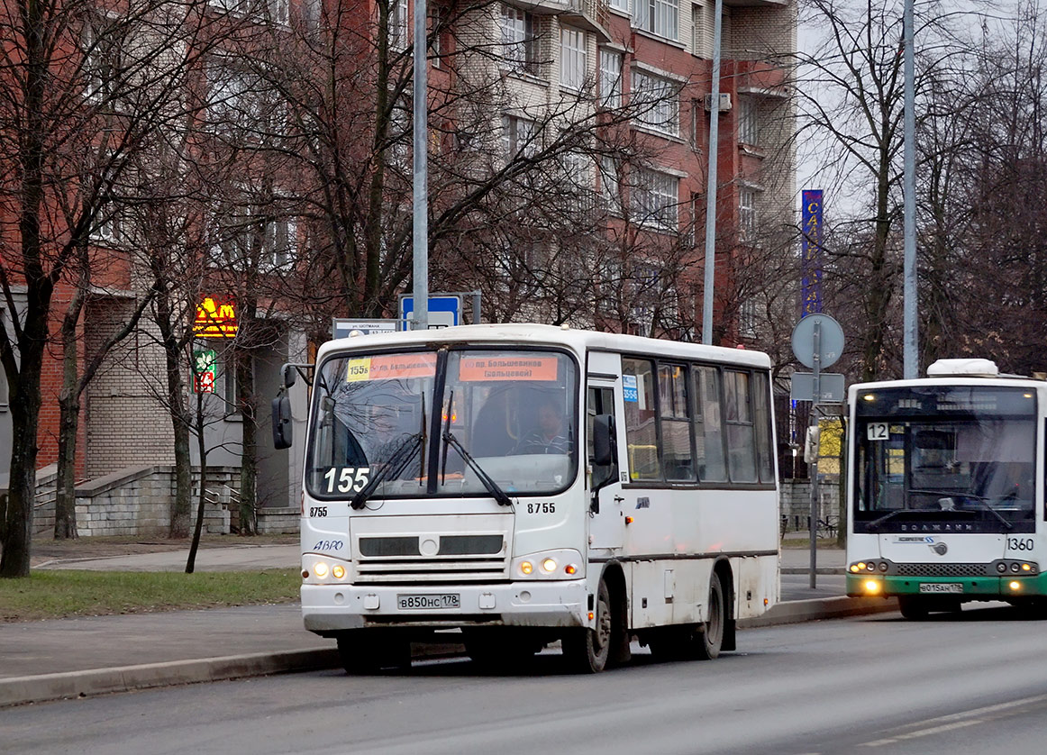 Санкт-Петербург, ПАЗ-320402-05 № 8755