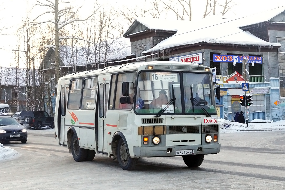 Архангельская область, ПАЗ-32054 № К 376 ОН 29