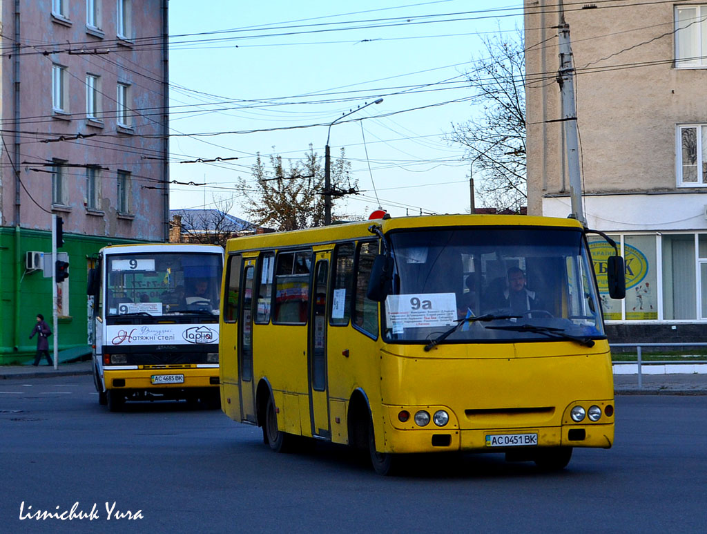 Волынская область, Богдан А09202 (ЛуАЗ) № AC 0451 BK