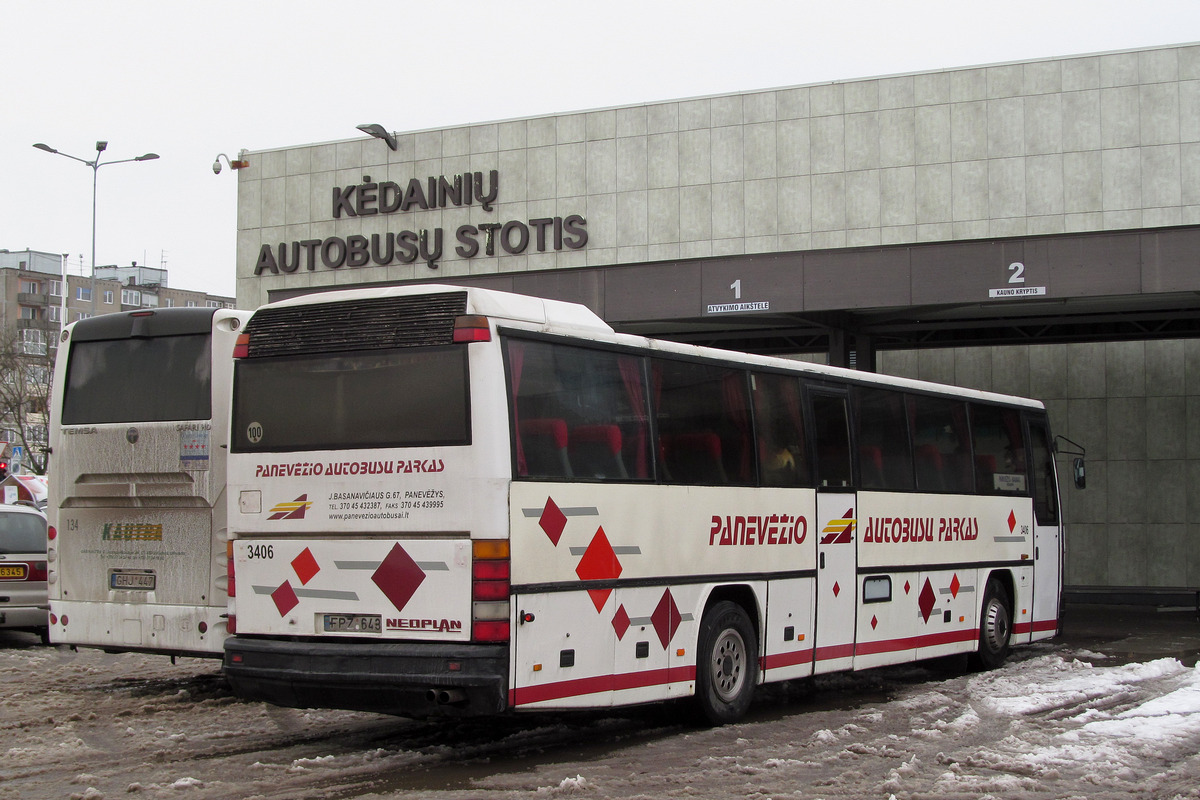 Литва, Neoplan N316K Transliner № 3406