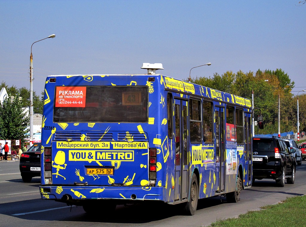 Нижегородская область, ЛиАЗ-5293.00 № 22243