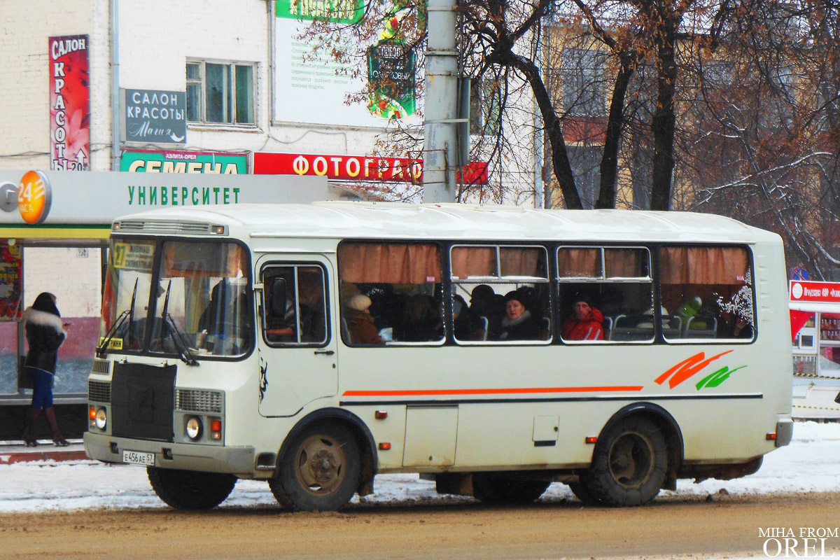 Орловская область, ПАЗ-32054 № Е 456 АЕ 57