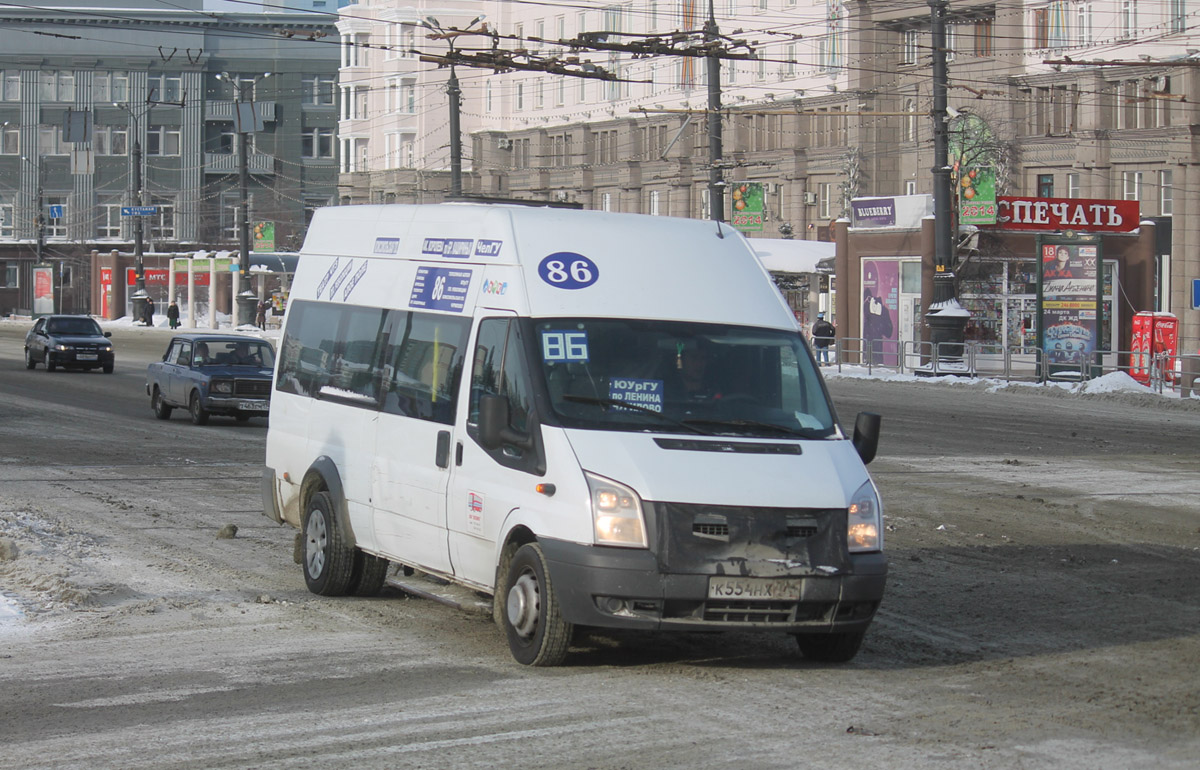 Челябинская область, Нижегородец-222702 (Ford Transit) № К 554 НХ 174