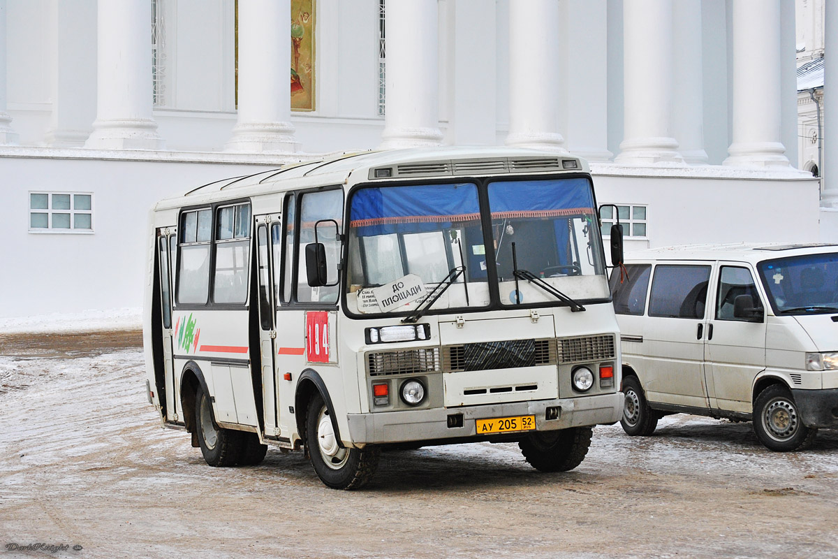 Нижегородская область, ПАЗ-32054 № АУ 205 52