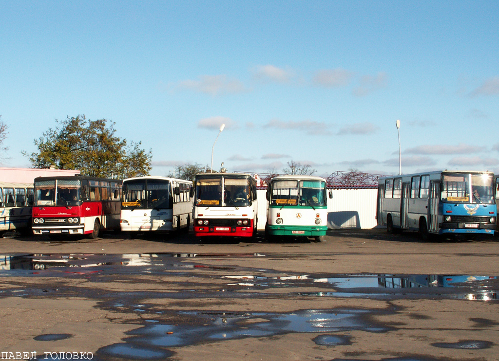 Brest region — Bus stations, autostations, final stops