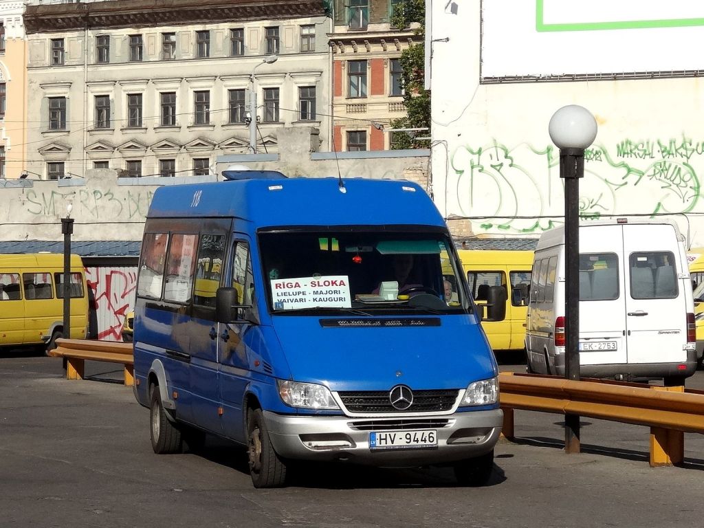 Латвия, Mercedes-Benz Sprinter W904 416CDI № HV-9446