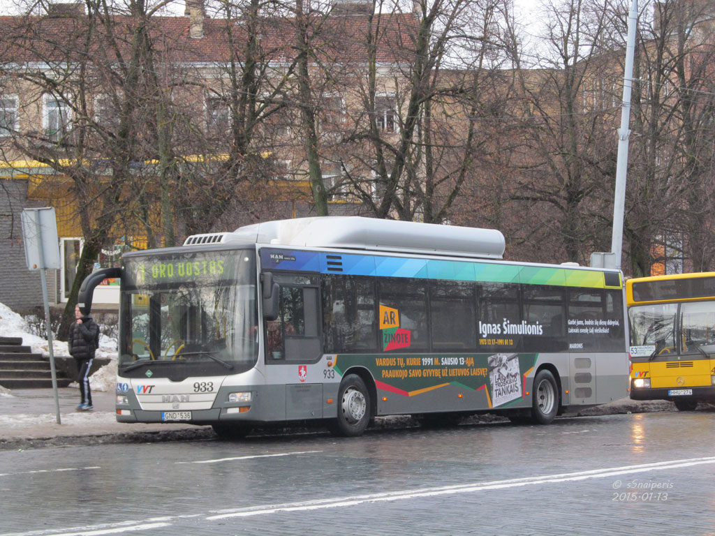 Литва, MAN A21 Lion's City NL273 CNG № 933