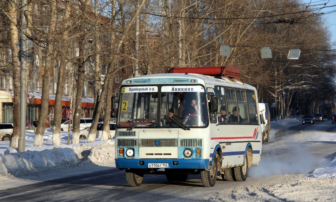 Томская область, ПАЗ-32054 № О 110 ВТ 142