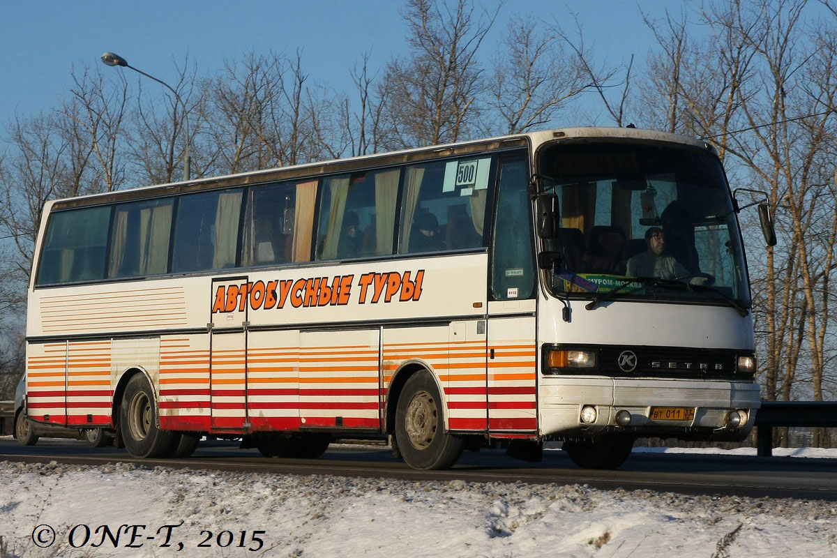 Владимирская область, Setra S215HD № ВТ 011 33