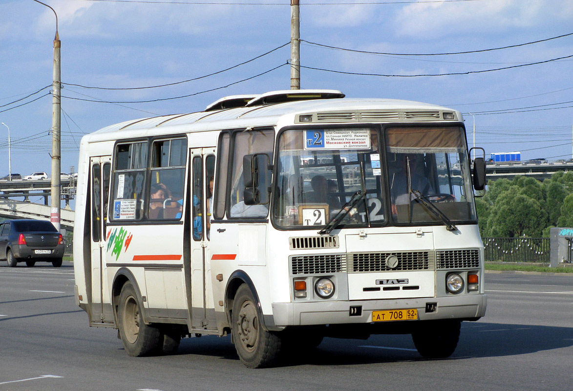 Nizhegorodskaya region, PAZ-32054 č. АТ 708 52