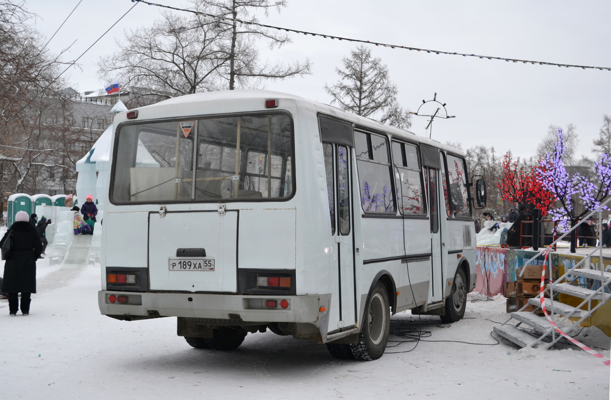 Омская область, ПАЗ-32054 № Р 189 ХА 55