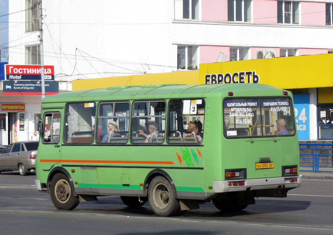 Нижегородская область, ПАЗ-32054 № АО 093 52