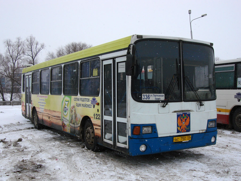 Omsk region, LiAZ-5256.45-01 Nr. 122