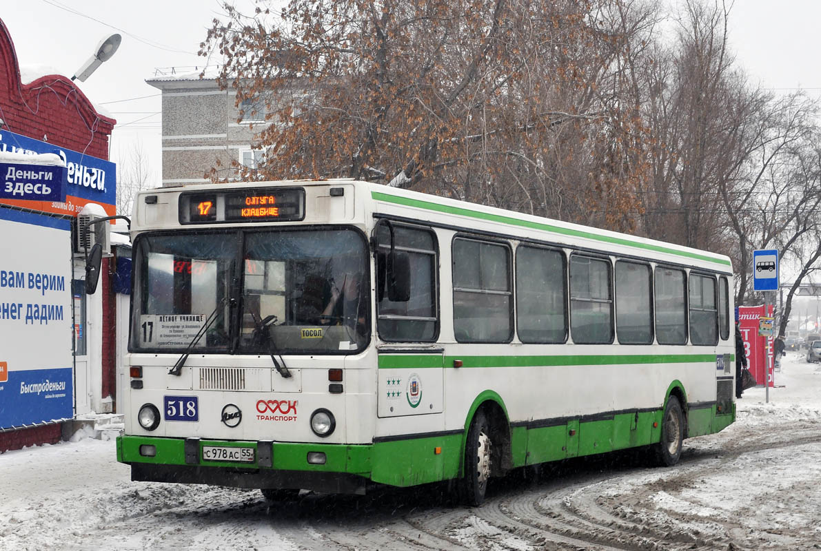 Omsk region, LiAZ-5256.45 č. 518