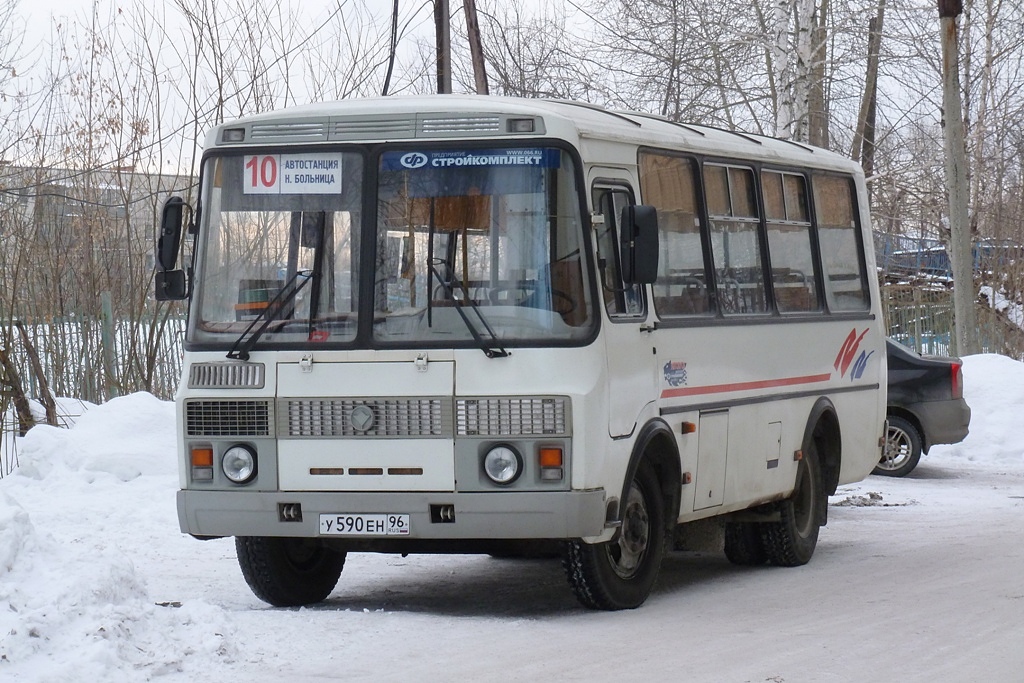 Свердловская область, ПАЗ-32054-07 № У 590 ЕН 96