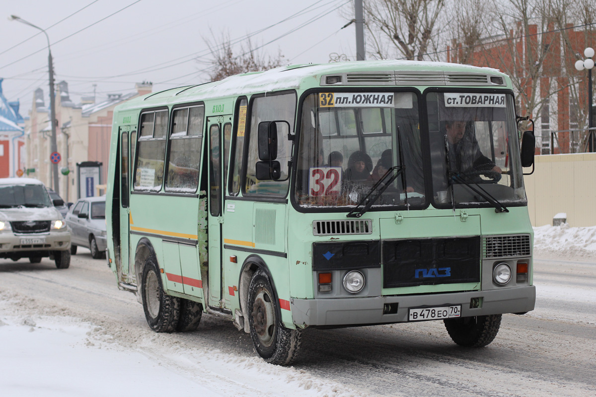 Томская область, ПАЗ-32053 № В 478 ЕО 70