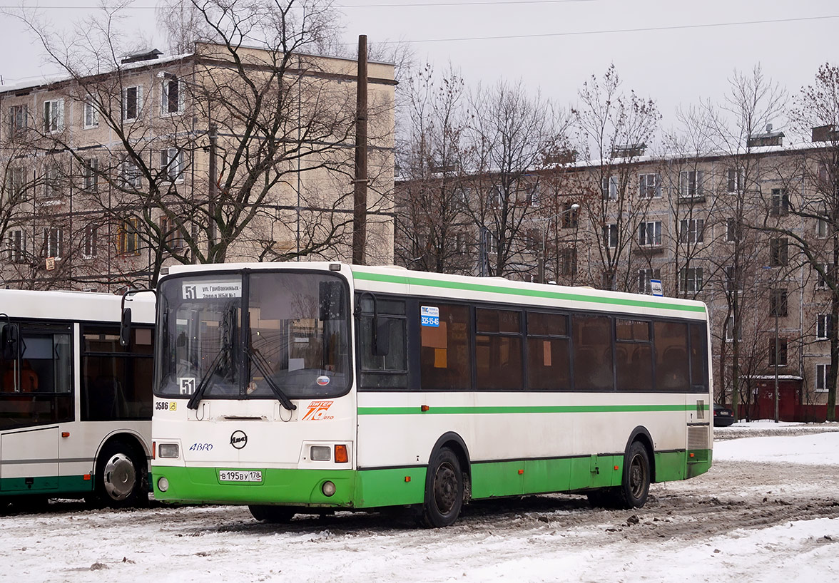 Санкт-Петербург, ЛиАЗ-5293.53 № 3586